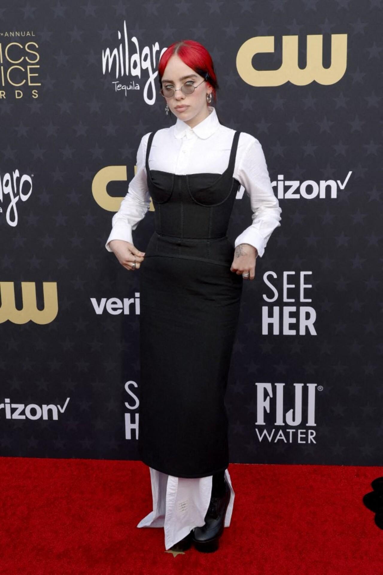 Billie Eilish looked chic as ever standing out with her unique choice of outfit